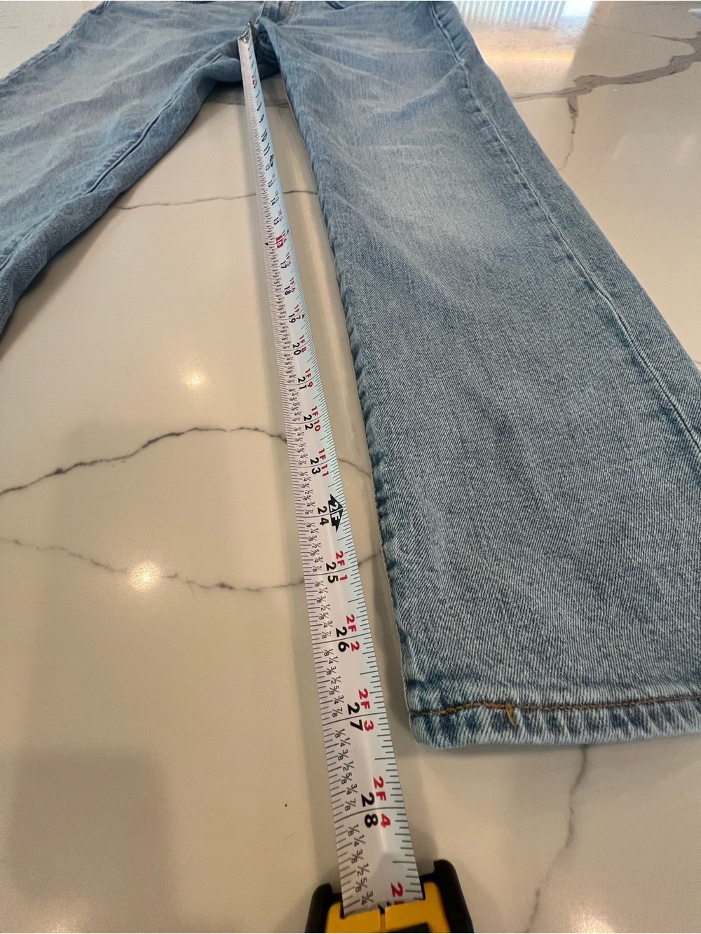 Vintage big E premium Levis Men's Straight-Leg Jeans - Picture 5 of 14